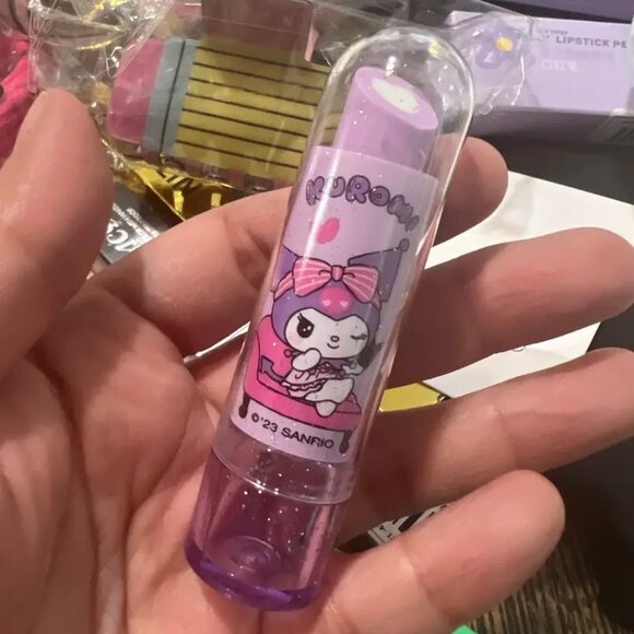 Kuromi's Violet Office Eraser - Picture 2 of 6